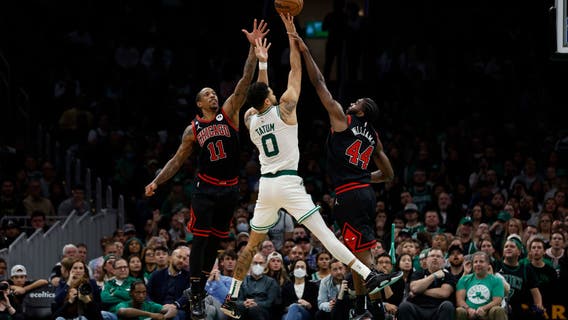 Tatum scores 36, Celtics rally to hold off Bulls 123-119