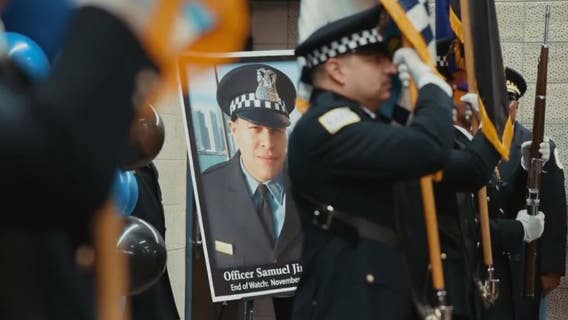 Chicago police honor fallen officer Samuel Jimenez, killed in line of duty in 2018 at Mercy Hospital