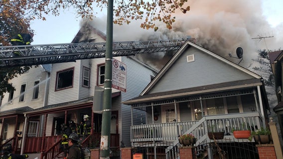 Chicago man thought, 'Oh, the blood moon, cool.' Then realized the red glow was his neighbor's house on fire