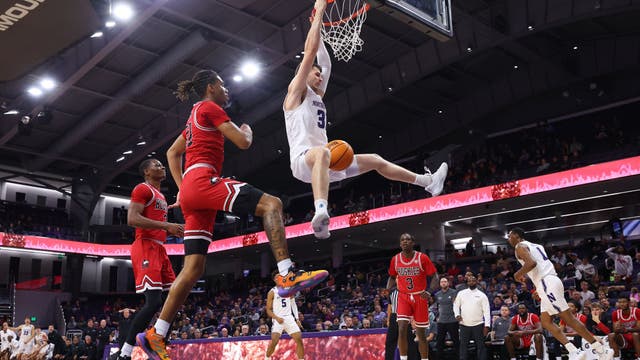 Northwestern rolls past N. Illinois for a 63-46 win