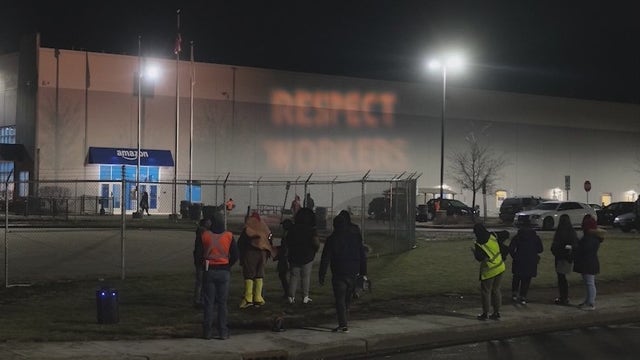 Amazon workers stage Cyber Monday walkout at Joliet facility