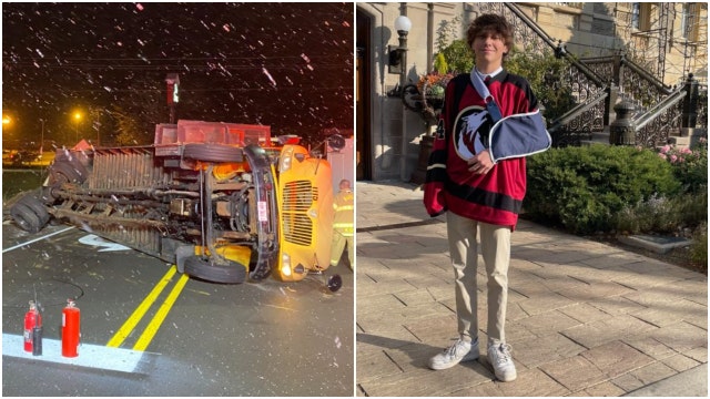 St. Ignatius hockey player recalls ‘crash, bang’ of Indiana bus crash: ‘We all stayed together and prayed’