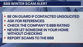 BBB issues new warning about winter storm scams