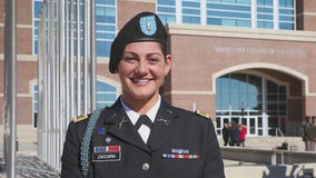 Chicago native becomes first female infantry officer in historic Army Reserve unit