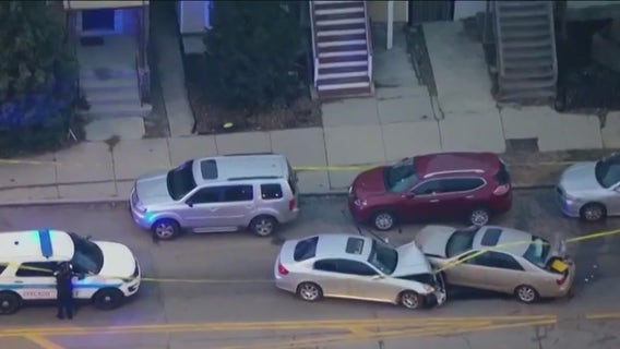 Teen crashes vehicle after being shot while driving in Brighton Park