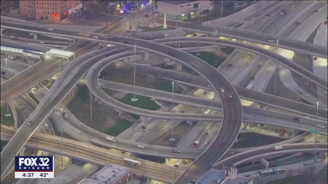 Jackson, Adams bridges over Kennedy reopened as Jane Byrne Interchange work nears end after 9 years