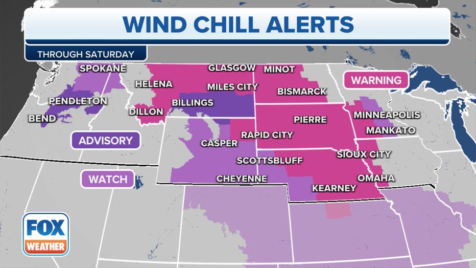 Wind Chills As Low As -40 To -60 As Dangerous Blast Of Arctic Air To ...