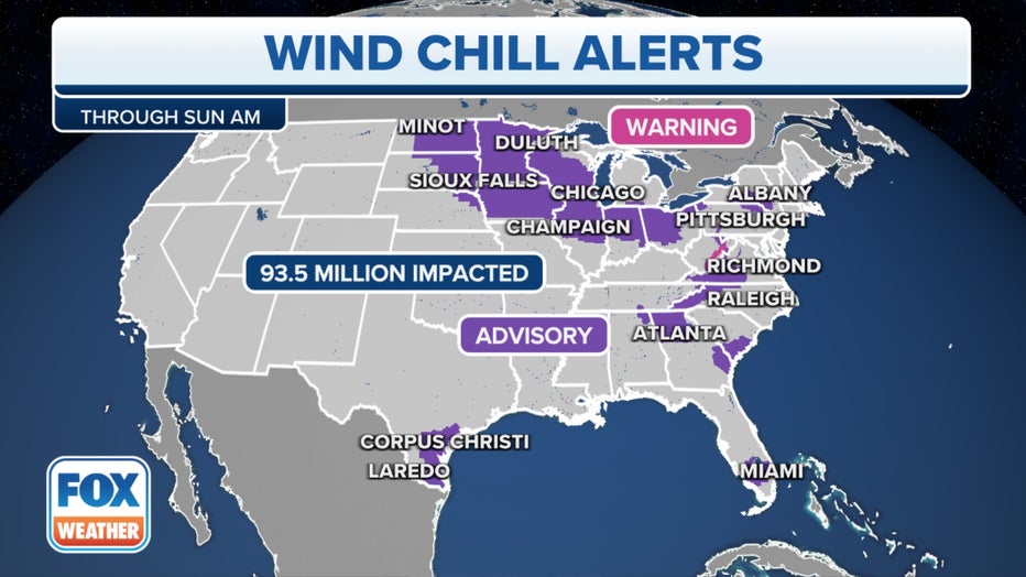 Snow, Bone-chilling Cold, Travel Woes Continue On Christmas