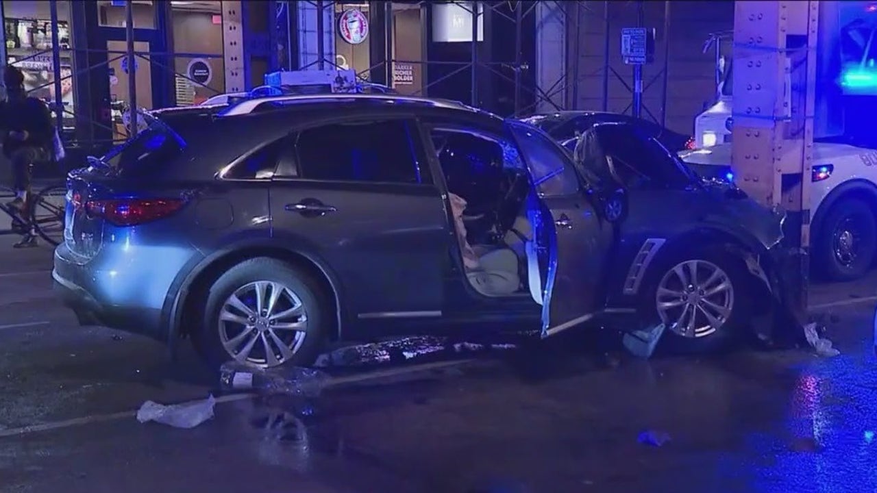 Offender dead after carjacking woman, crashing into CTA pillar with owner partially inside: CFD - Vimarsana News