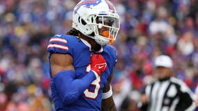 Damar Hamlin says 'heart is with' team as Bills advance with win over Dolphins