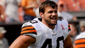 Peyton Hillis is off ventilator, 'on road to recovery' after saving kids from drowning, girlfriend says