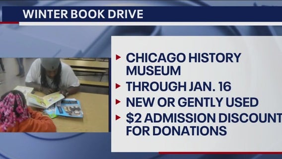 Chicago History Museum partners with local nonprofit to host winter book drive