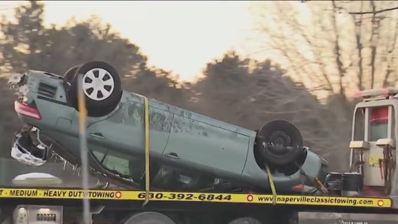 Driver dies after car goes into Aurora pond