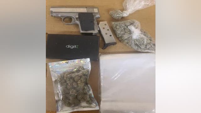 Driver charged after loaded gun, marijuana found in car in River North