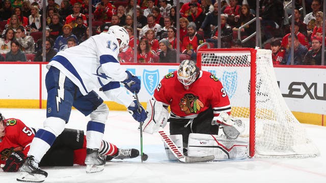 Killorn, Hagel help Lightning beat lowly Blackhawks 4-1