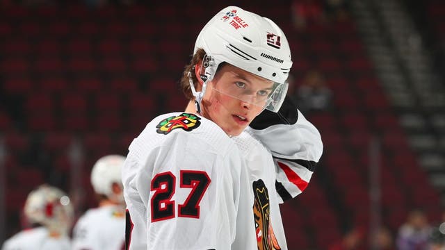 Blackhawks recall Fs Lukas Reichel, Brett Seney from minors