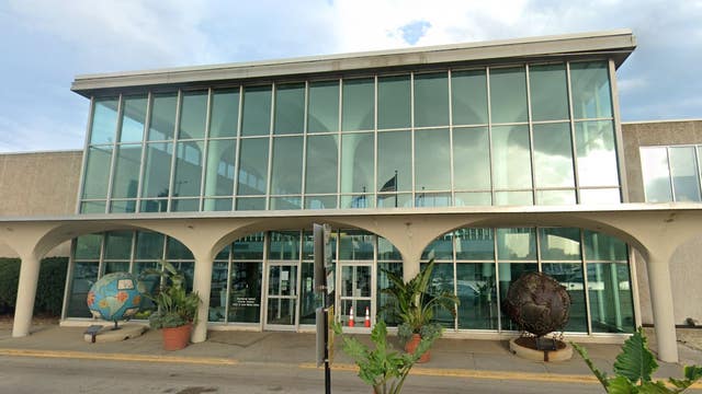Northerly Island visitor center serving as temporary housing for migrants