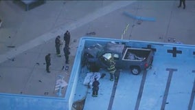 Man dies after crashing into Bridgeview pool