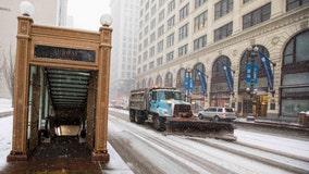 Chicago weather: Snow blankets suburbs while city gets hit with sleet