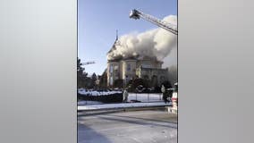 Fire erupts at historic Haley Mansion in Joliet