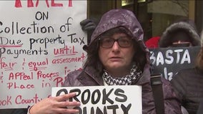 Pilsen homeowners protest over increase in property taxes