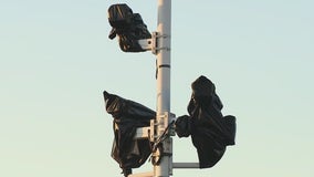 Suburbs clash in fight over information regarding red light cameras