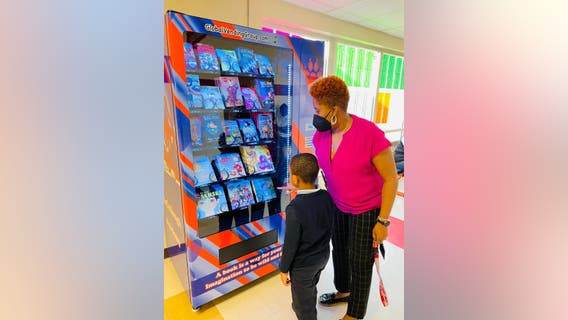 Gary Community School District introduces book vending machines to get kids excited about reading