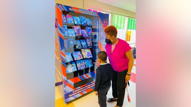 Gary Community School District introduces book vending machines to get kids excited about reading