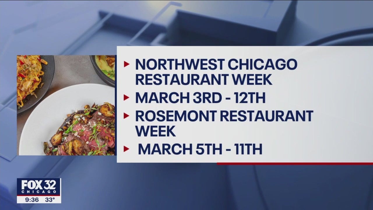 8 suburbs participating in Chicago Northwest Restaurant Week