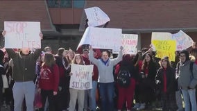 Elmwood Park High School students walkout in protest over safety concerns