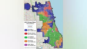 Chicago election results: Map shows breakdown of votes for mayor by neighborhood