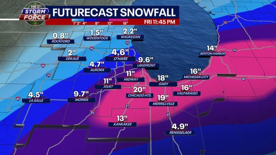 Chicago weather: Sizing up snowfall for Friday