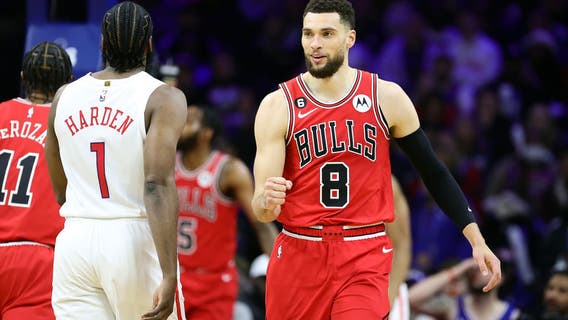 LaVine, DeRozan lead Bulls past 76ers in double overtime