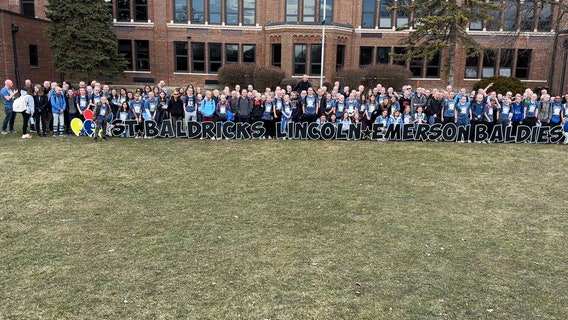 St. Baldrick's: Hundreds of suburban students get heads shaved for charity
