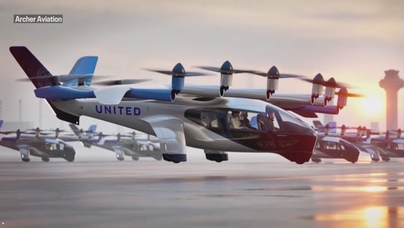 Air taxis that will take you to O'Hare Airport coming to Chicago