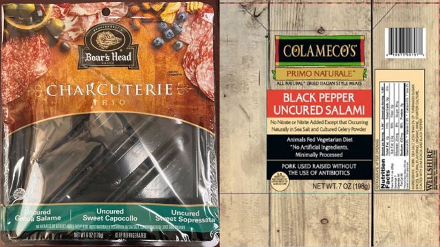 Charcuterie meats recalled over listeria concerns