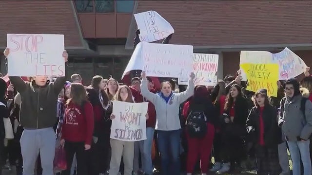 Elmwood Park High School students walkout in protest over safety concerns