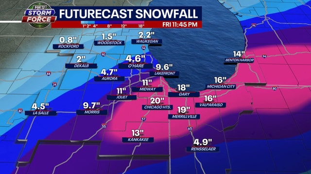 Chicago weather: Sizing up snowfall for Friday