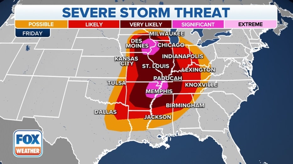 Intense, Widespread Severe Weather Outbreak With Strong Tornadoes Could ...