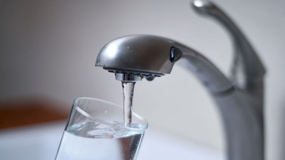 FILE - A photo illustration of tap water in a clear glass drinking glass in West Reading, PA, on June 15, 2021. (Photo by Ben Hasty/MediaNews Group/Reading Eagle via Getty Images)