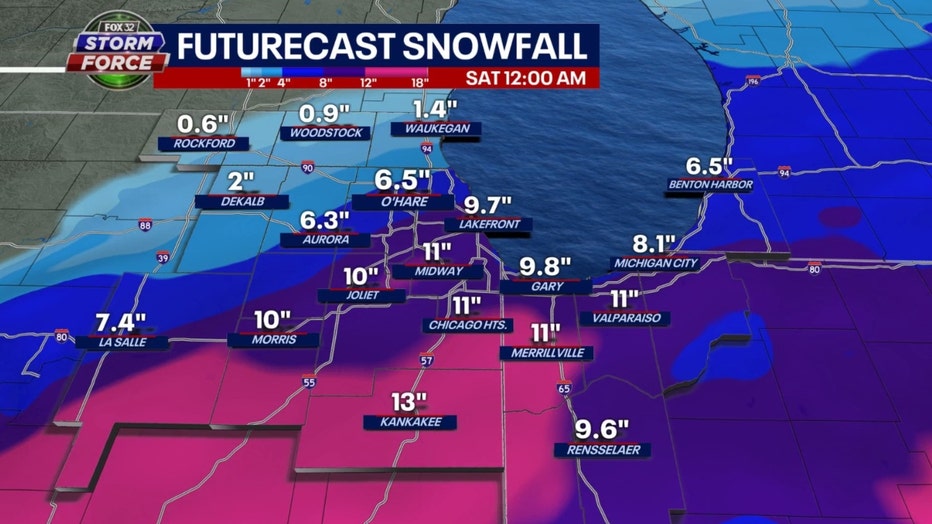 Chicago's First 'spring' Snow Is Coming, Falling Heavily In Some Places ...