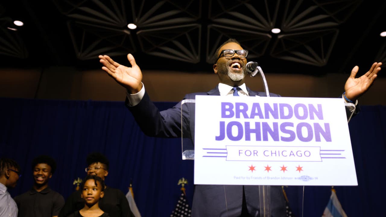 Brandon Johnson Elected Chicago Mayor In Victory For Progressives | FOX ...