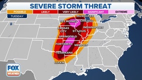 Another widespread severe weather threat with strong tornadoes to impact 48 million in central US