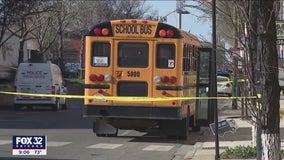 School bus struck by gunfire on Chicago's West Side