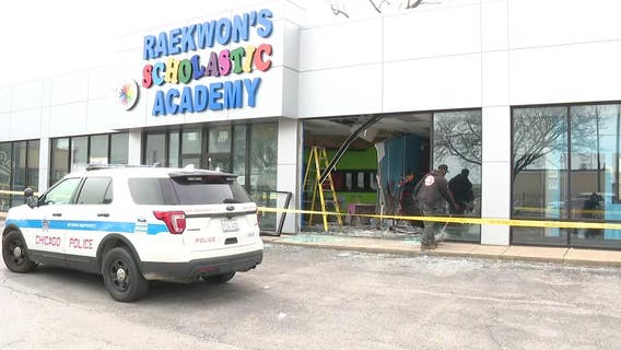 Car crashes into Chicago daycare, injuring child and 2 adults