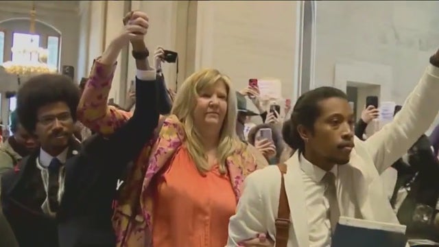 Rally held in Chicago in support of the 'Tennessee Three'