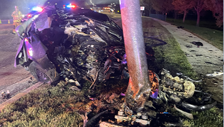 Firefighters Work To Extract Woman Trapped Inside Kia After Crash In ...