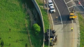 Rollover crash closes Tri-State Tollway off-ramp near Hinsdale