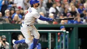 Swanson homers, Smyly sharp as Cubs beat Nationals 5-1