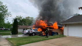 61-year-old man transported to hospital after fire breaks out at Aurora home